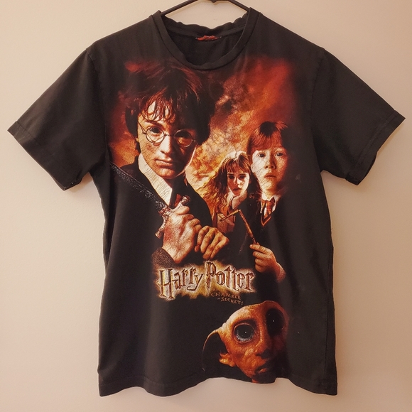 Vintage Y2K - Harry Potter and the Chamber of Secrets graphic tee (with Dobby!) - Picture 1 of 7